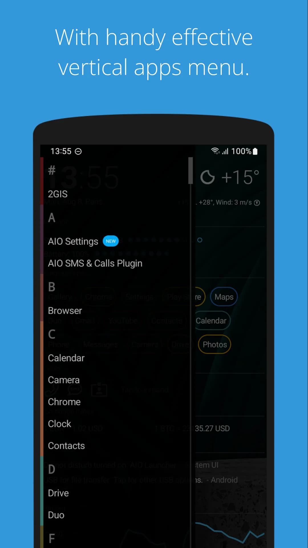AIO Launcher — Capture d’écran 4