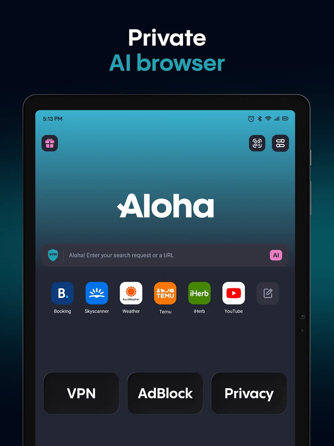 Aloha Browser — Capture d’écran 7
