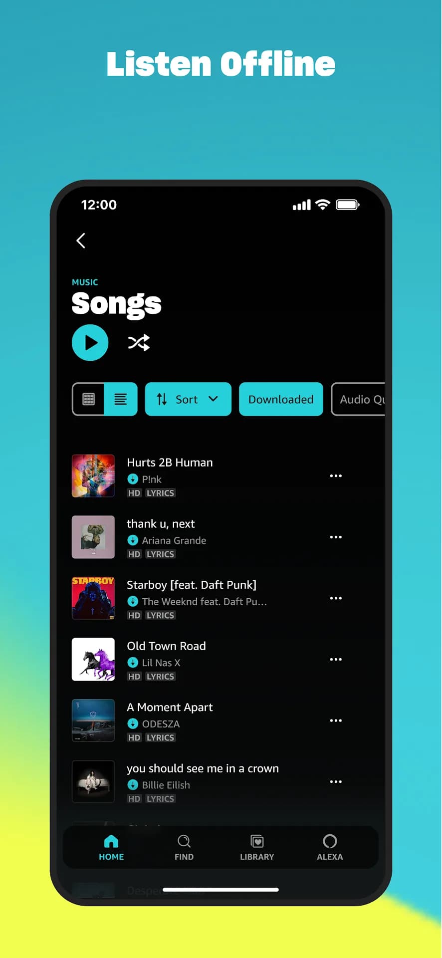Amazon Music مهكر — لقطة شاشة 6