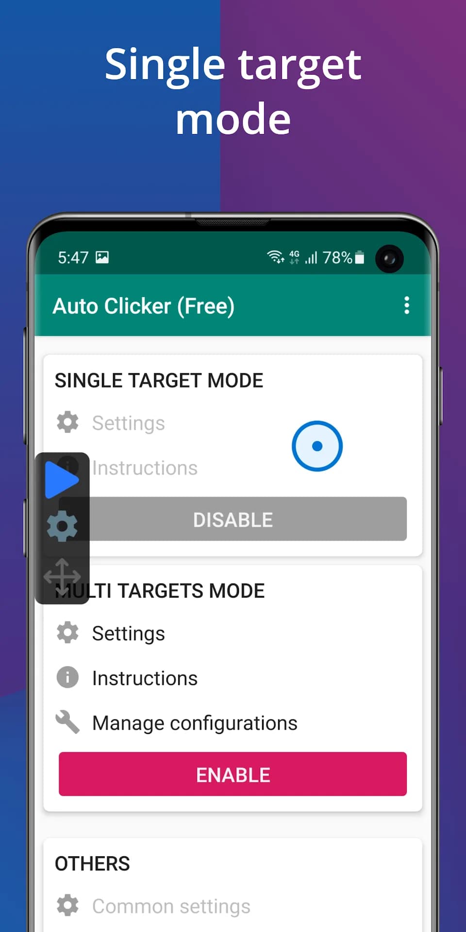 Auto Clicker — Captura de pantalla 2