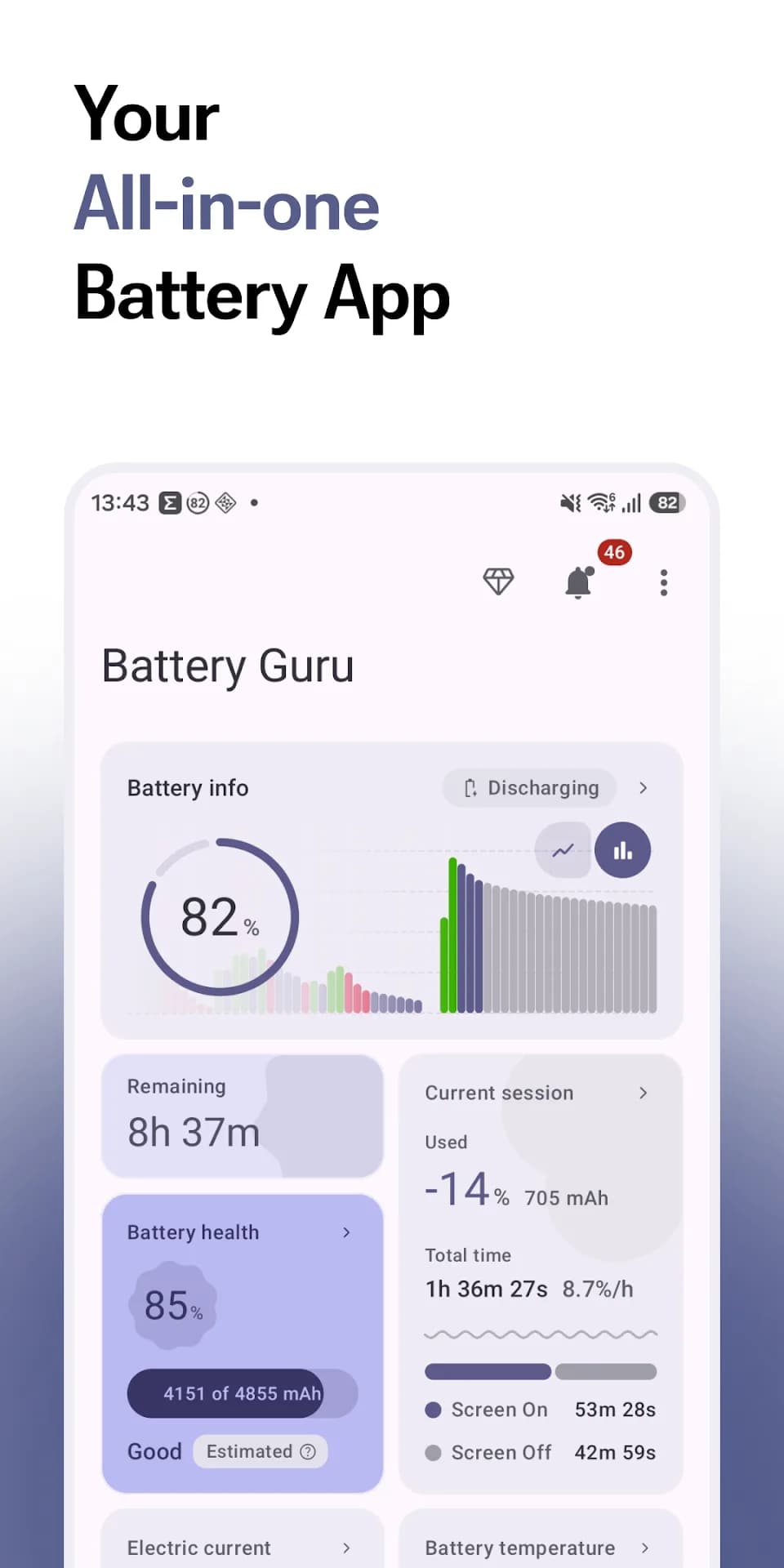 Battery Guru — Captura de pantalla 1