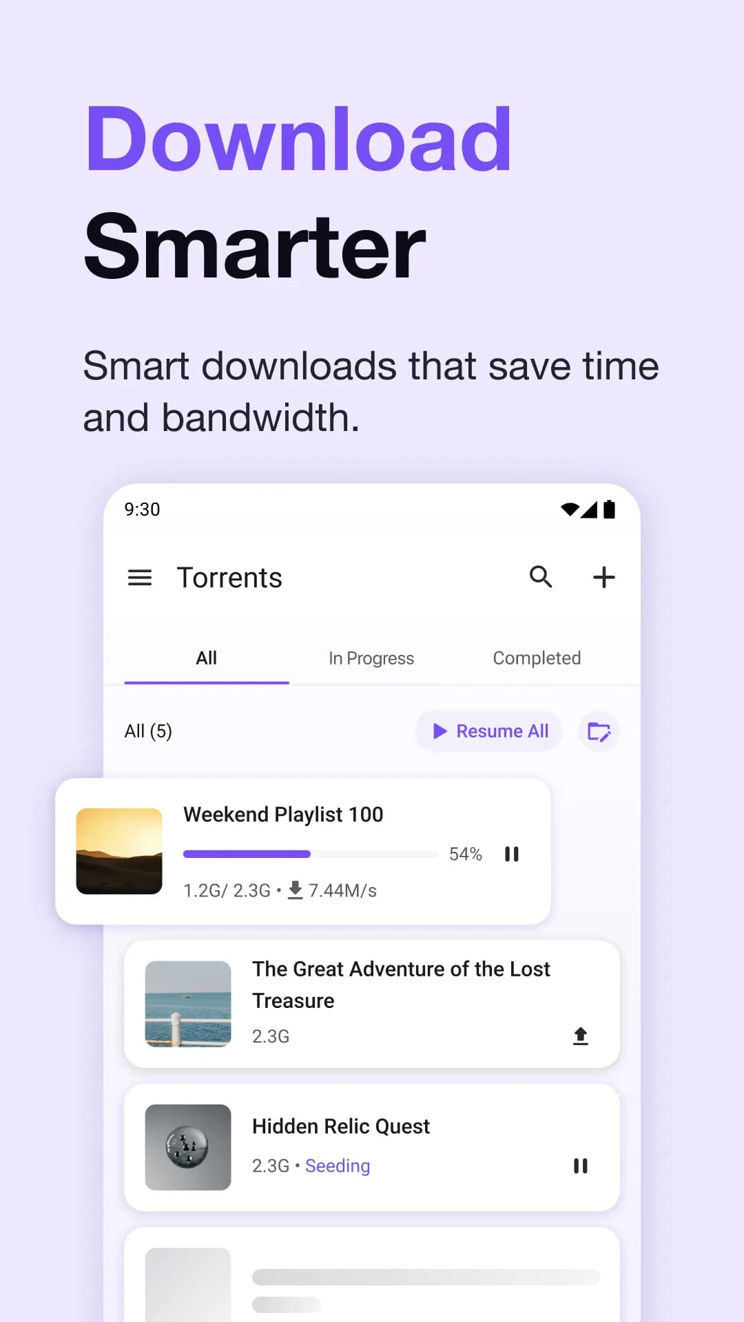 BitTorrent — Capture d’écran 2