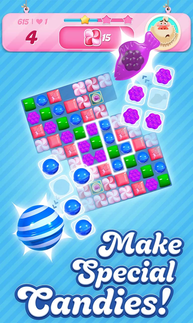 Candy Crush Saga — Captura de pantalla 2