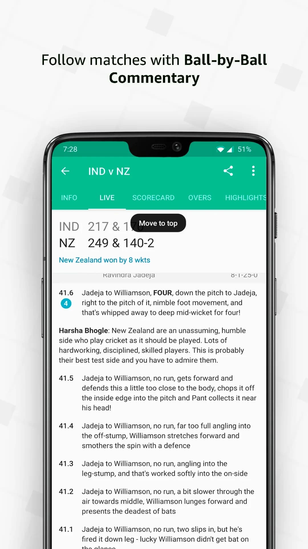 Cricbuzz — Captura de tela 3