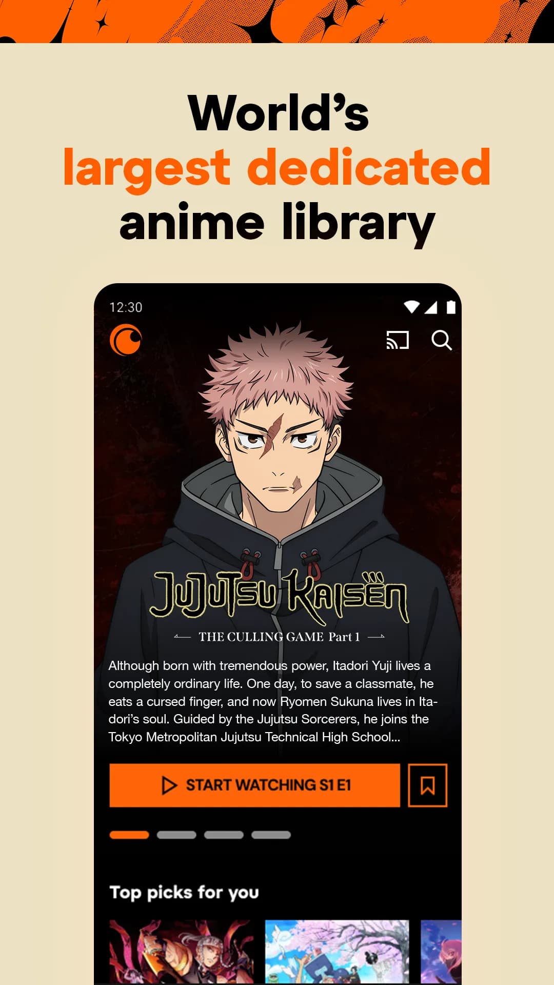 Crunchyroll — Capture d’écran 1