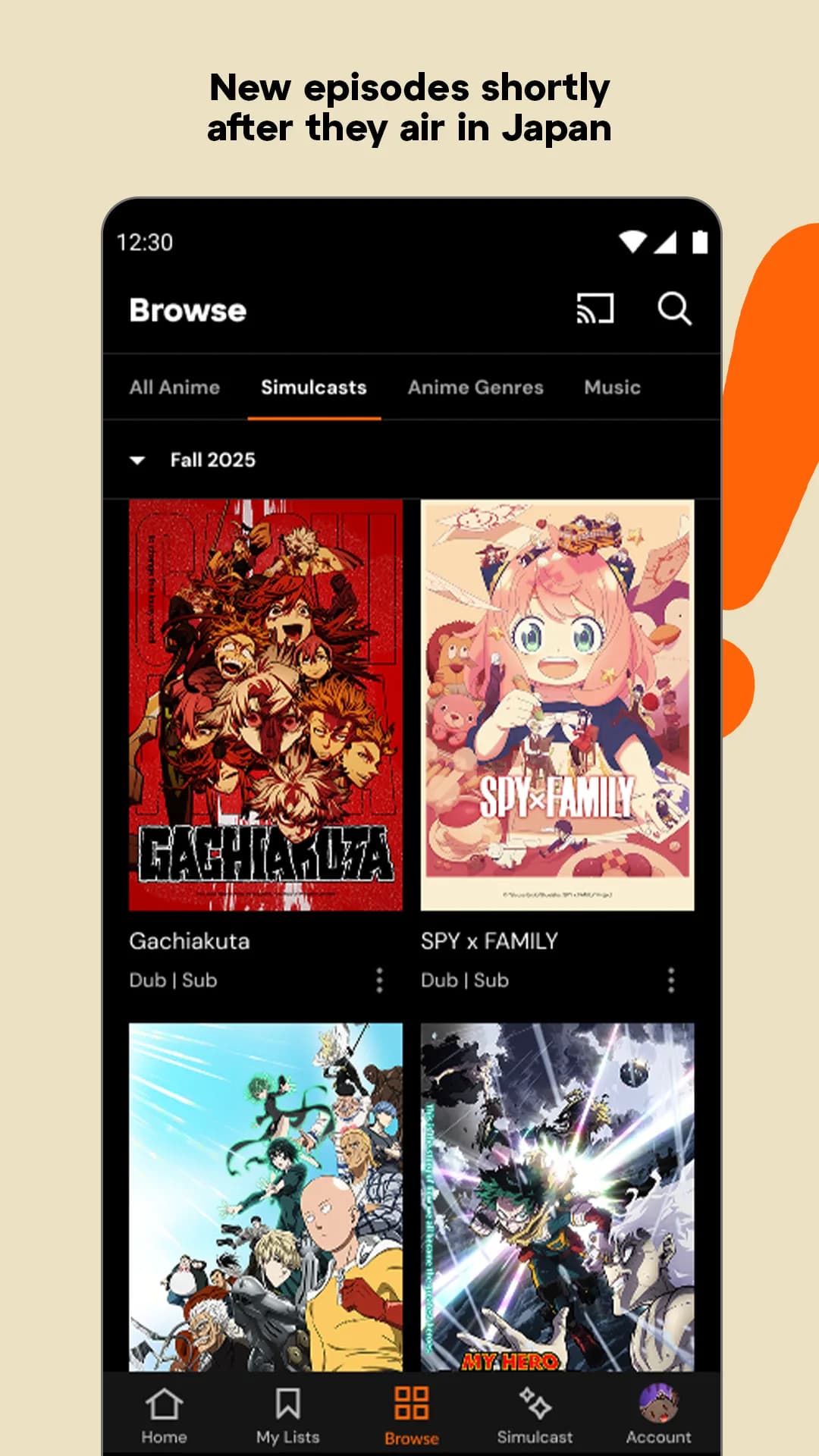 Crunchyroll — Capture d’écran 2