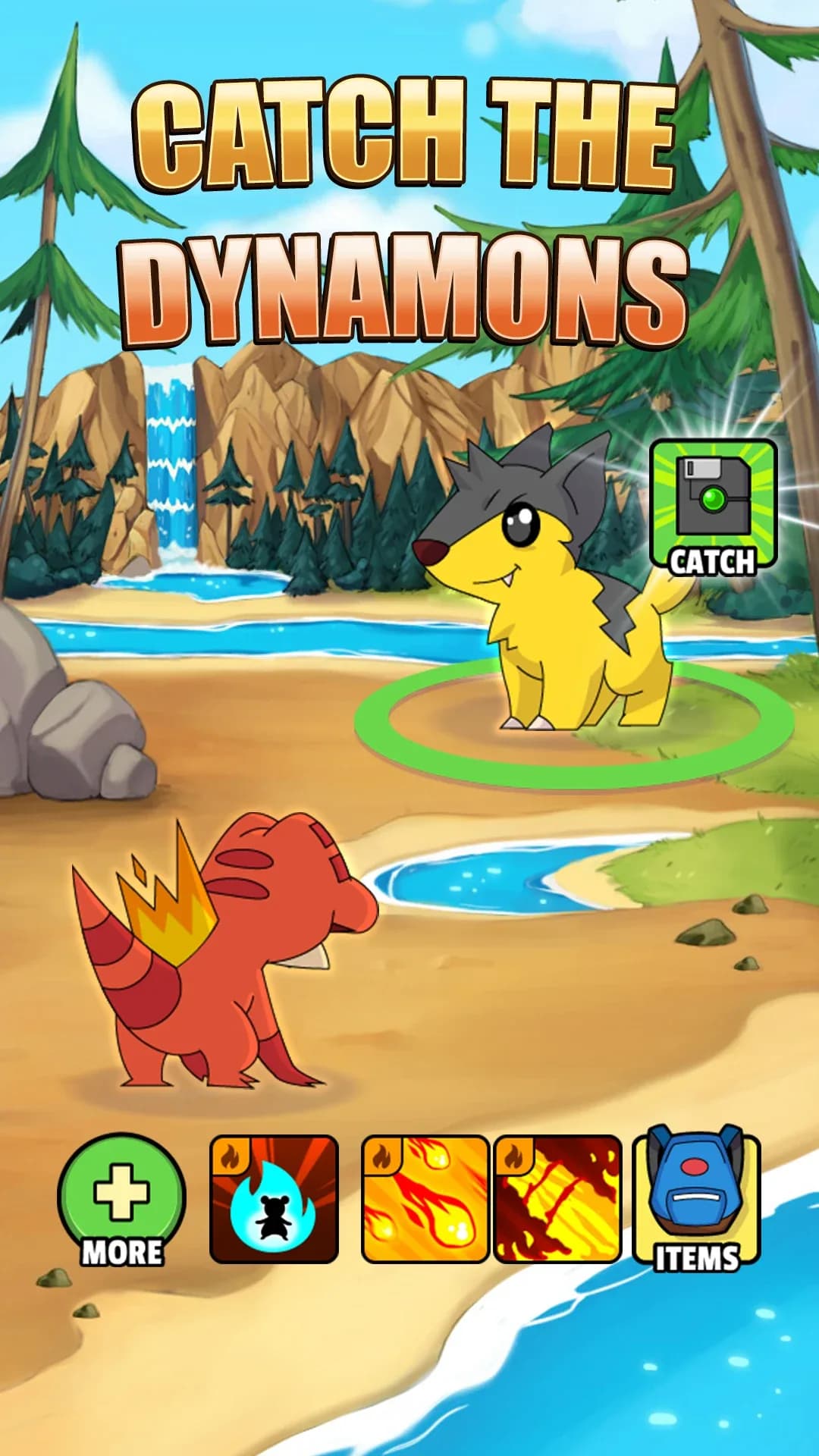 Dynamons World مهكر — لقطة شاشة 1