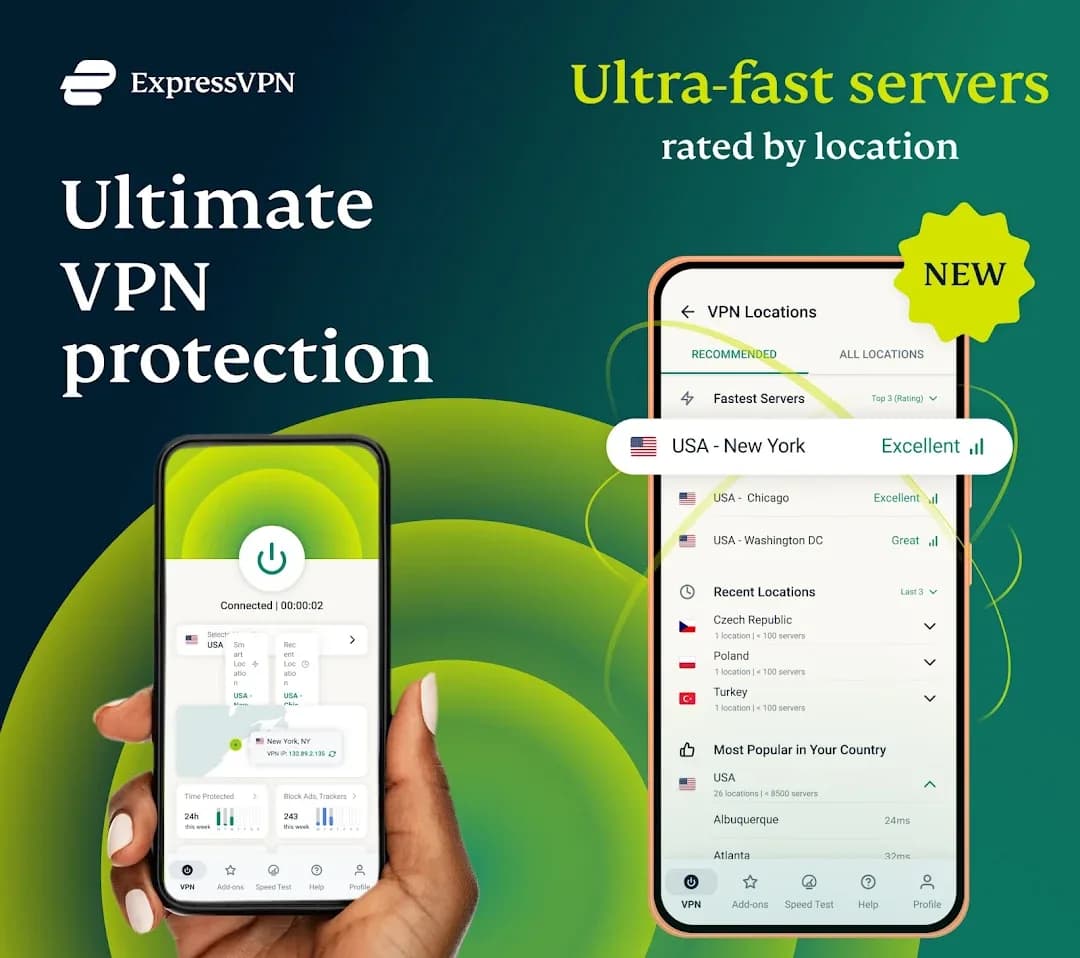 ExpressVPN — Captura de pantalla 1