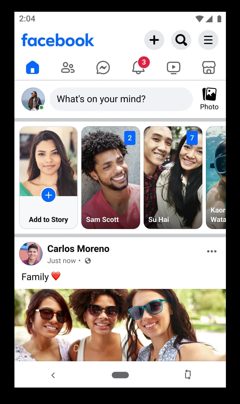 Facebook Lite — Captura de pantalla 1