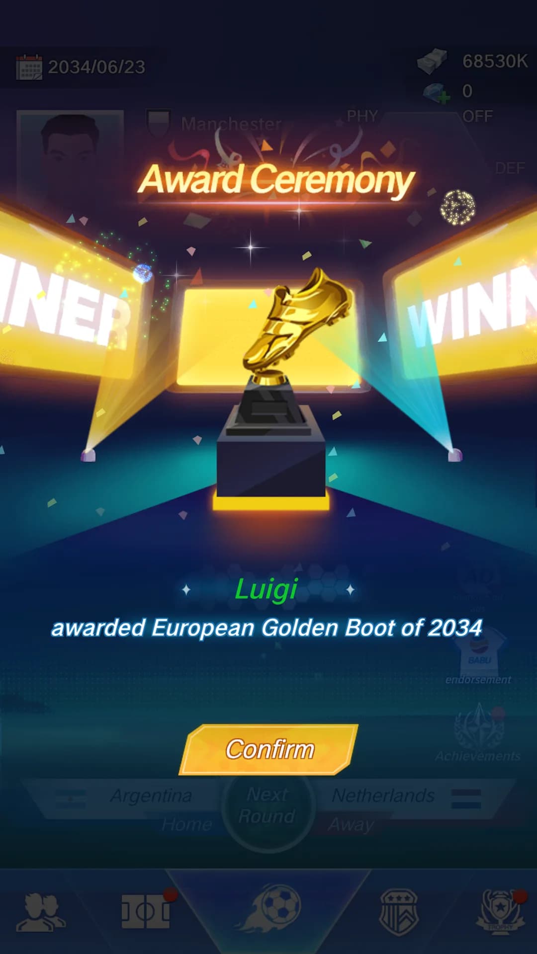 Football Rising Star — Captura de tela 7