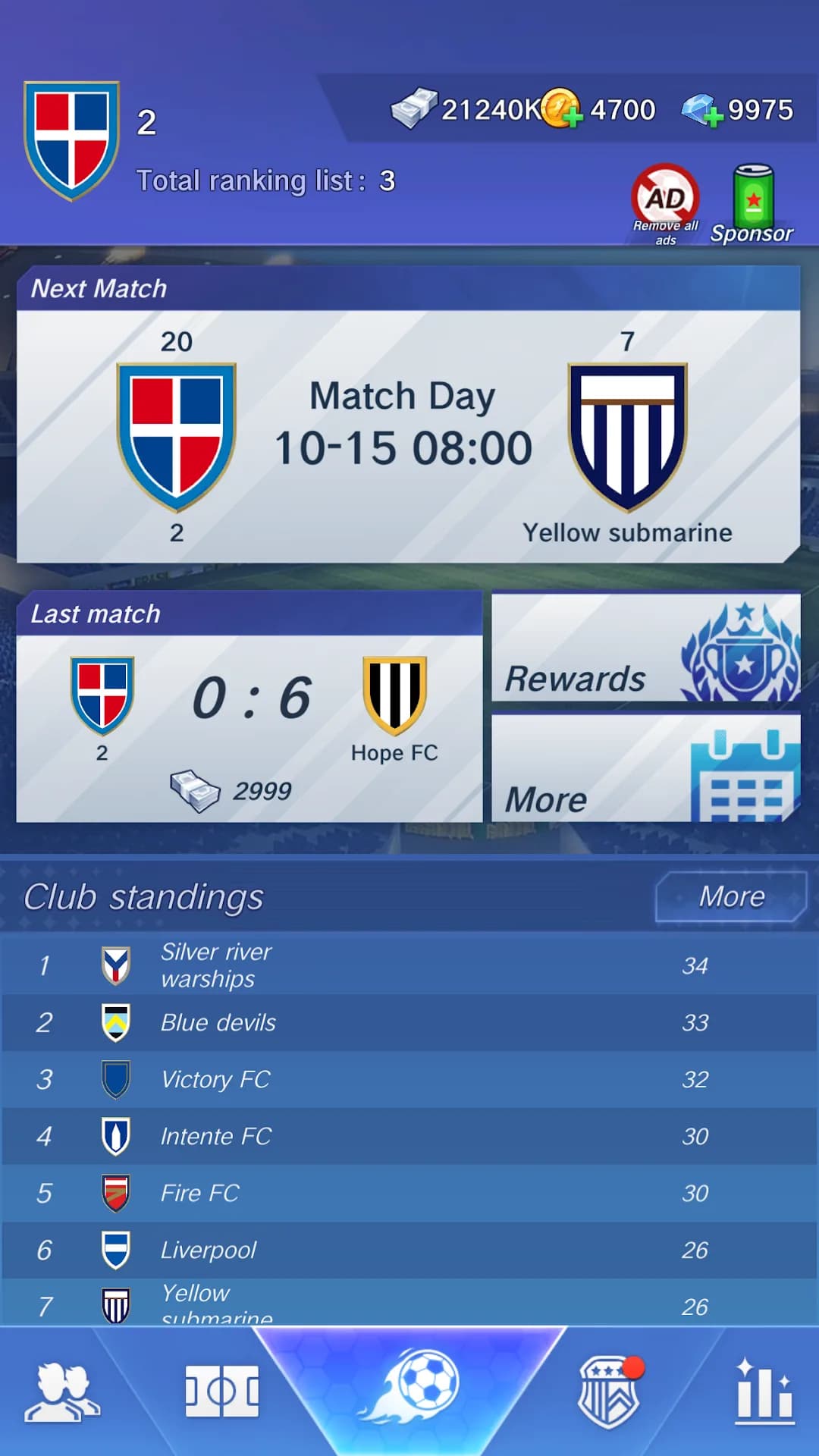 Football Rising Star — Captura de tela 8