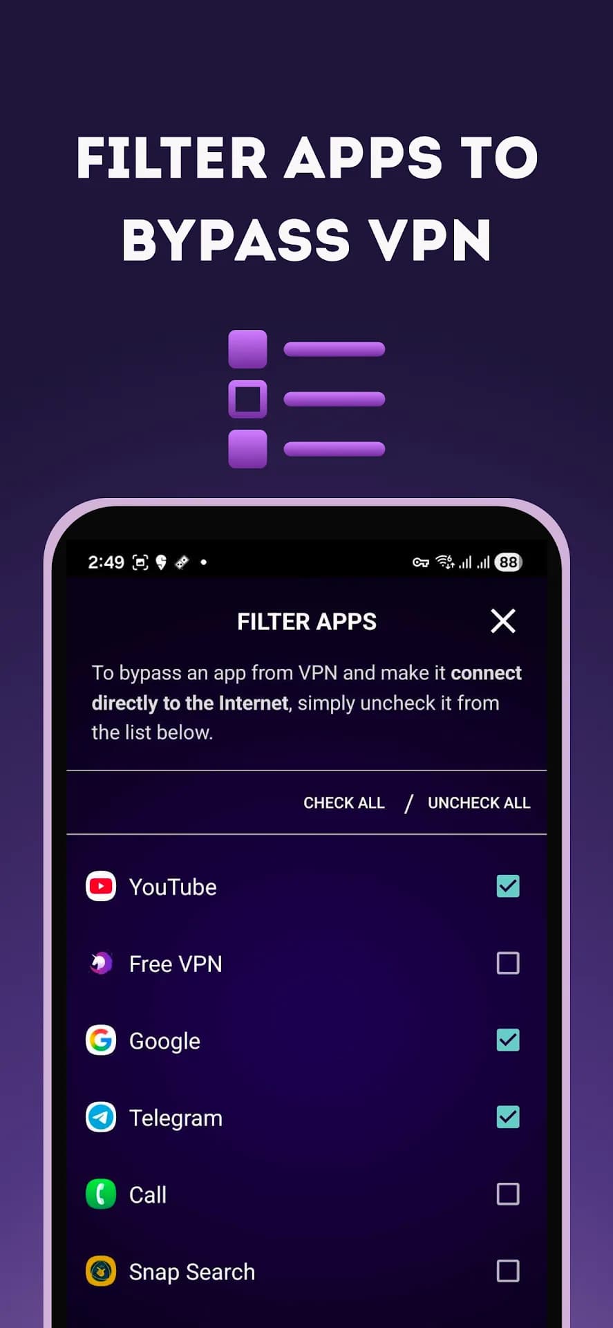 FreeVPN مهكر — لقطة شاشة 7