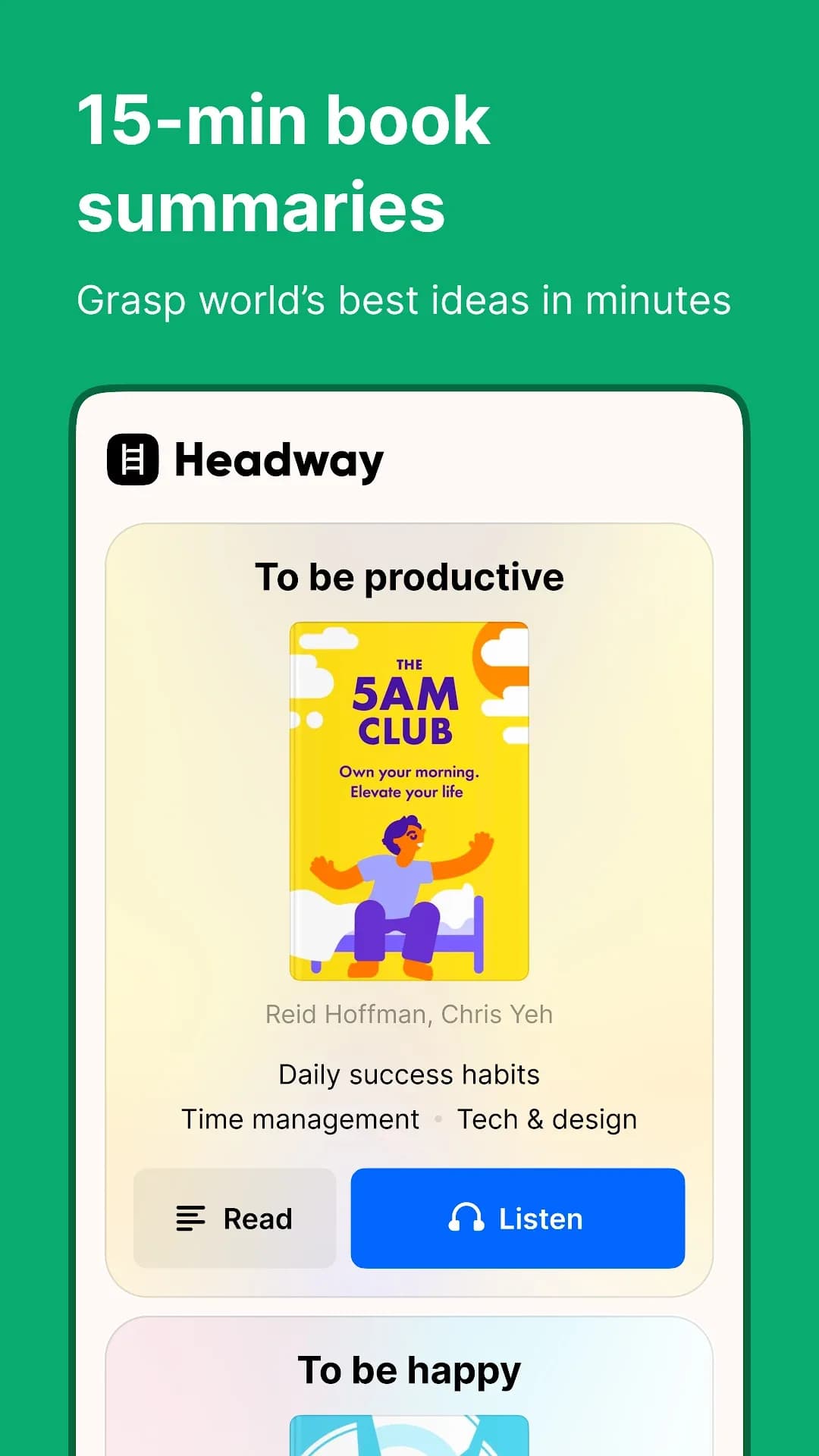 Headway — Capture d’écran 3