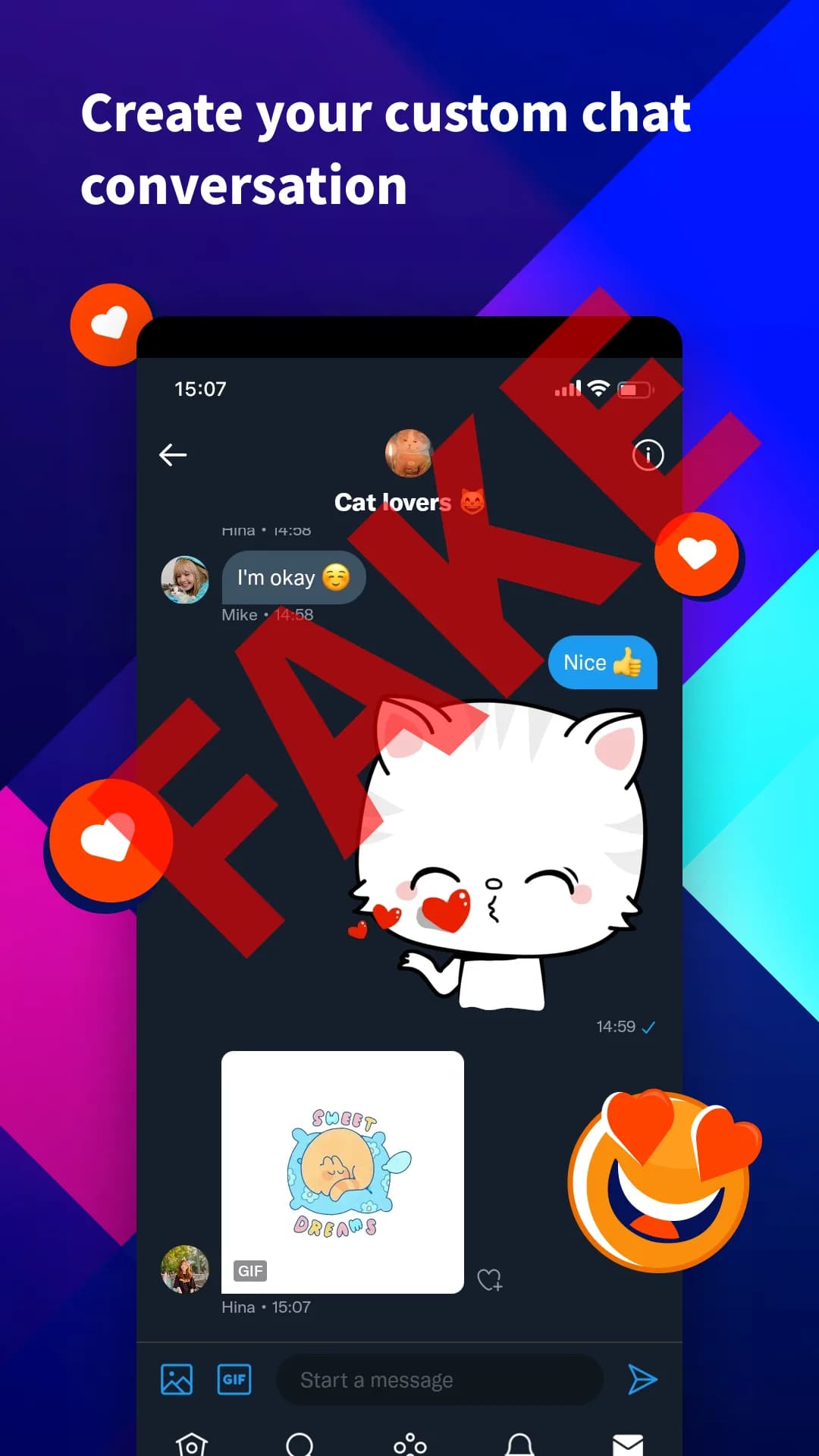 iFake مهكر — لقطة شاشة 1