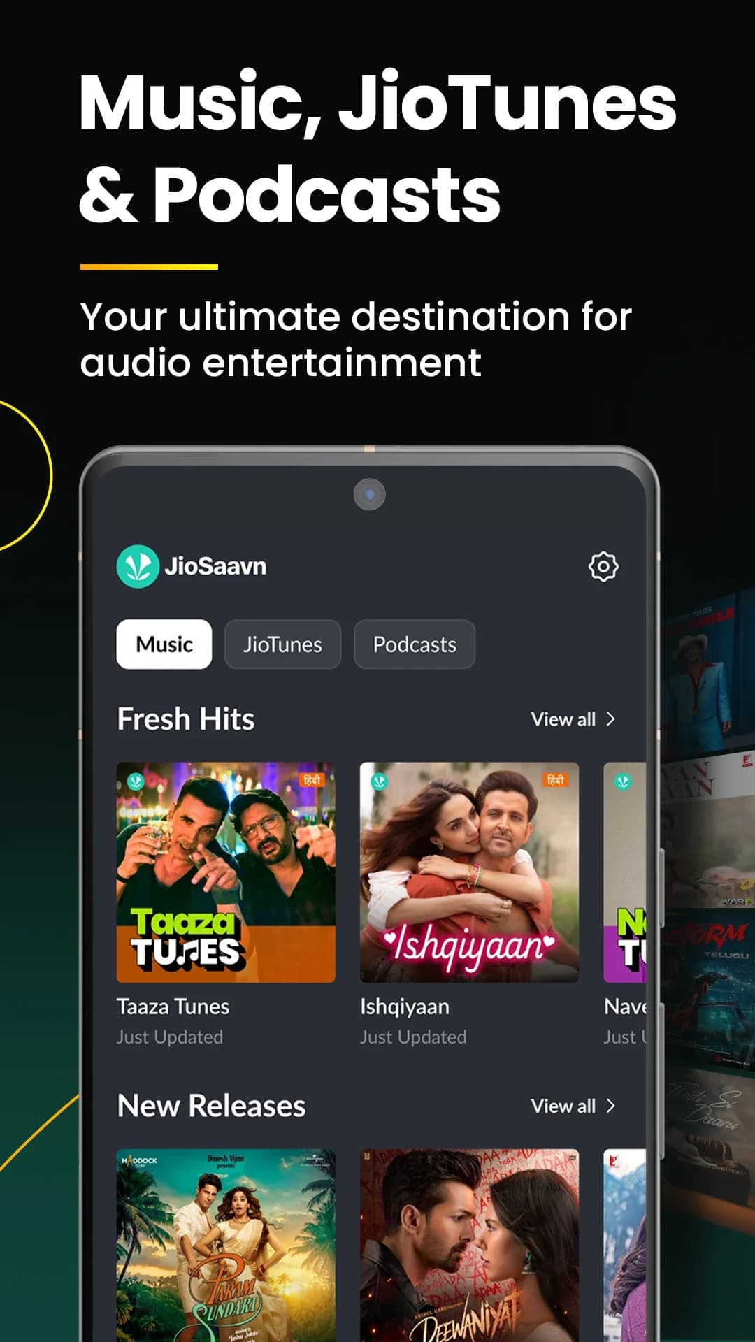 JioSaavn — Captura de pantalla 1