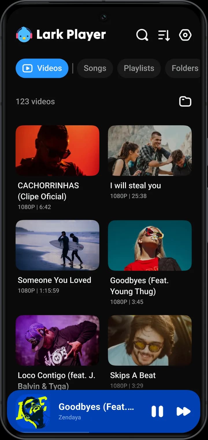 Lark Player — Captura de pantalla 8