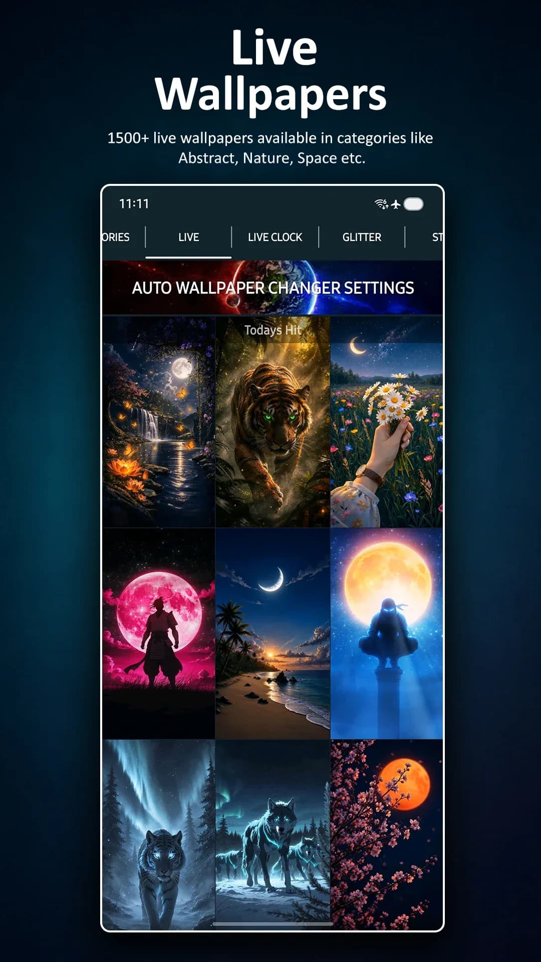 Live Wallpapers — Screenshot 1