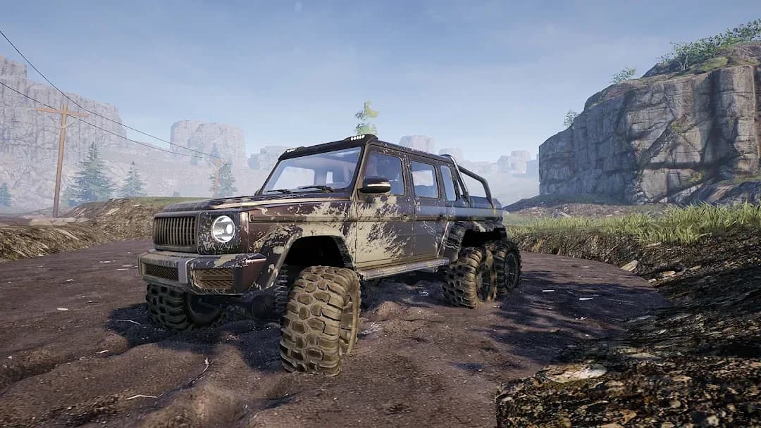 Off Road 4x4 Driving مهكر — لقطة شاشة 1