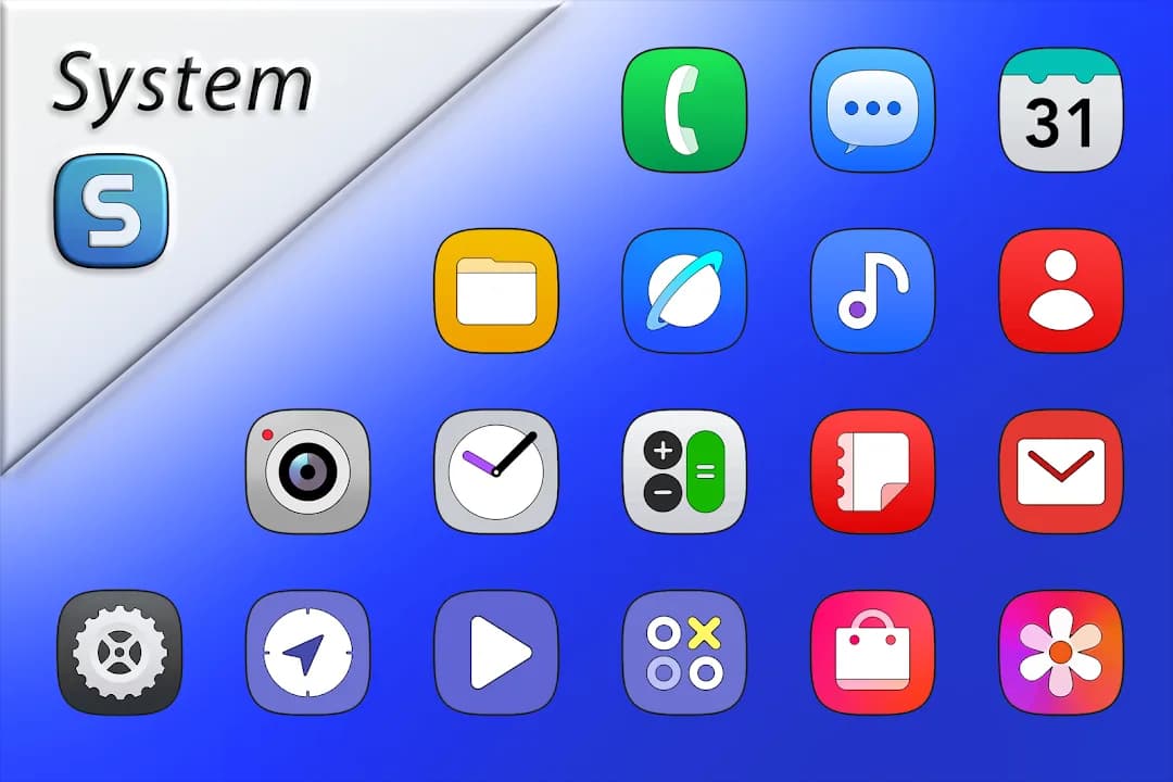 One UI HD - Icon Pack — Captura de pantalla 1