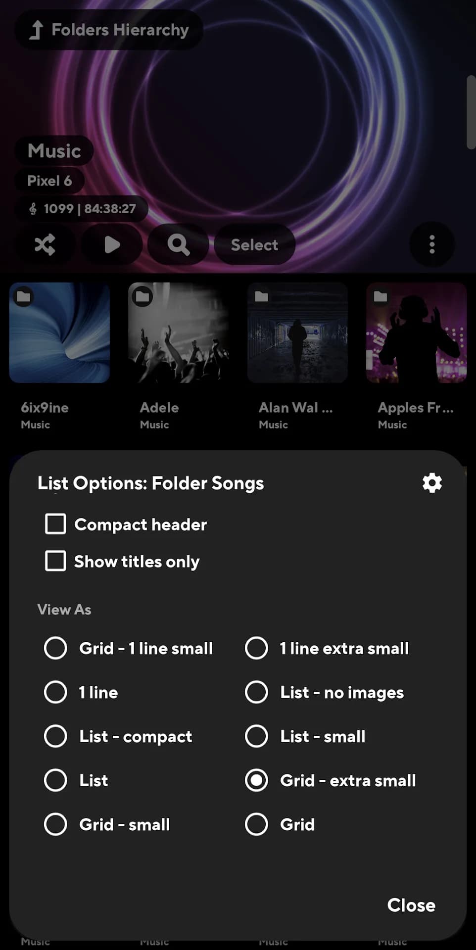 Poweramp — Captura de pantalla 6