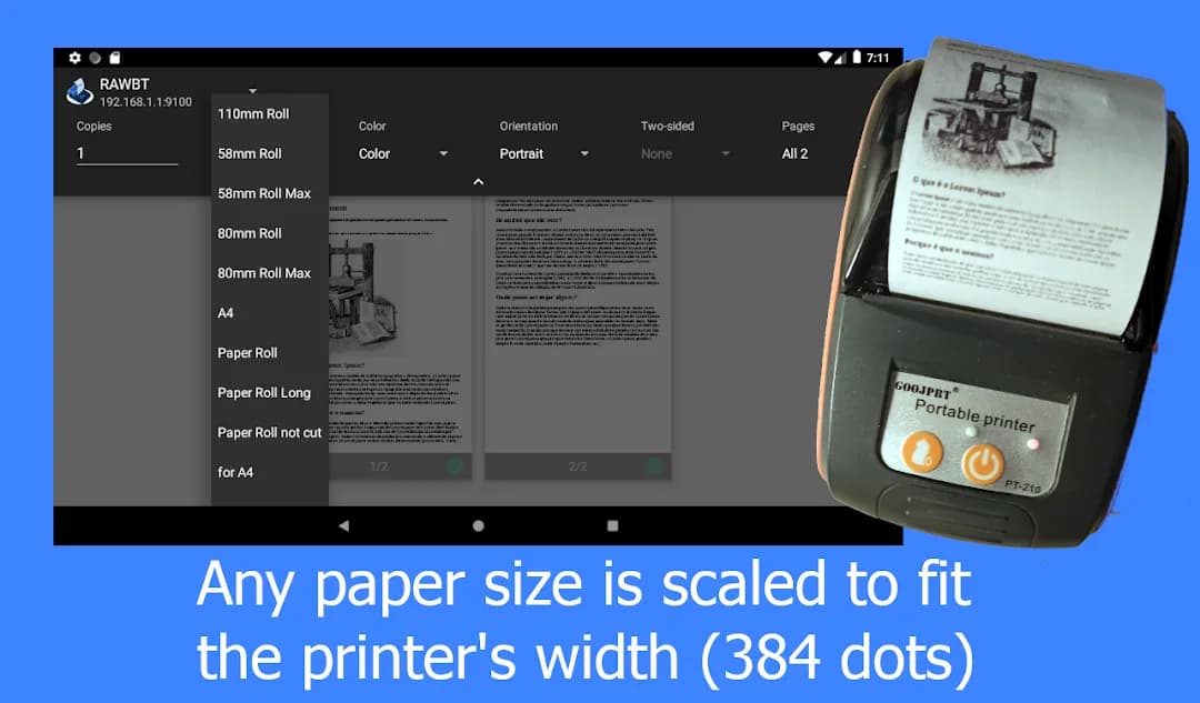RawBT Print — Captura de pantalla 8