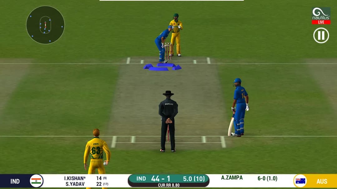Real Cricket 20 مهكر — لقطة شاشة 2