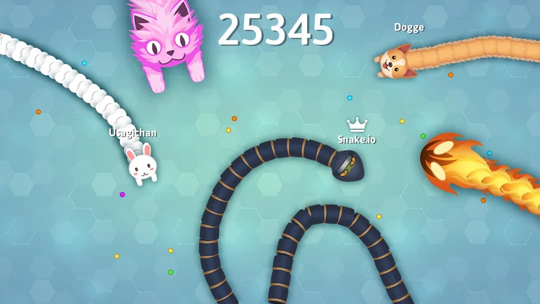 Snake.io — Captura de pantalla 1