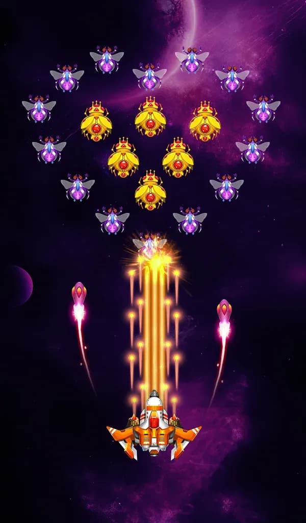 Space Shooter مهكر — لقطة شاشة 1