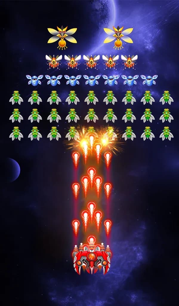 Space Shooter مهكر — لقطة شاشة 2