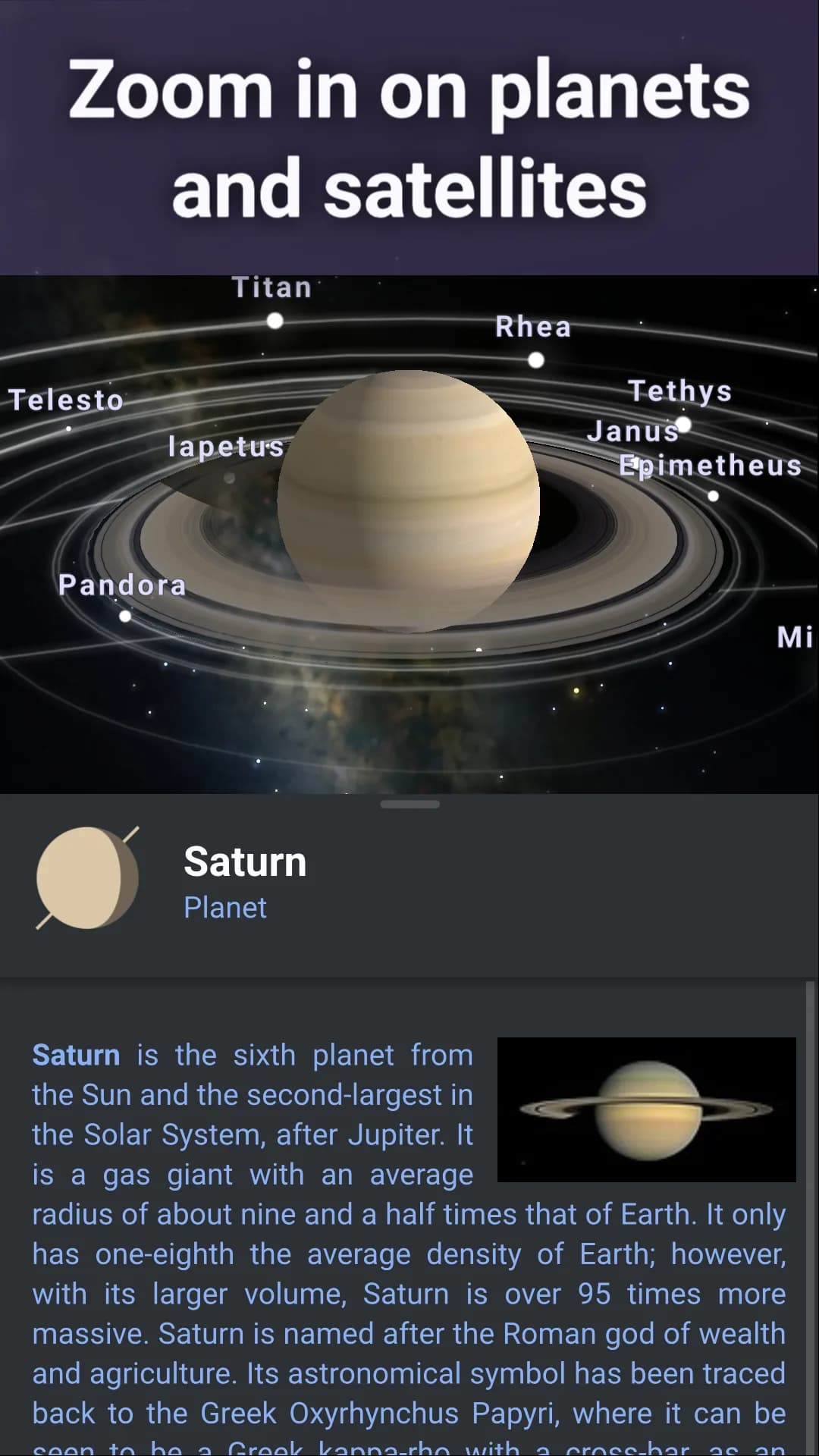 Stellarium Plus — Captura de pantalla 5