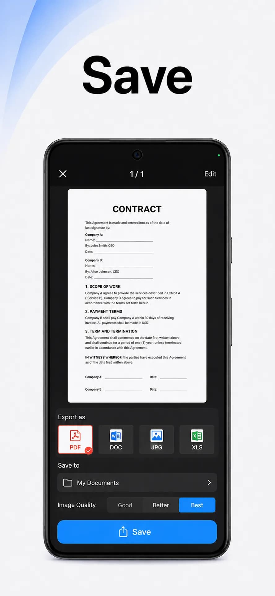 TapScanner — Capture d’écran 2