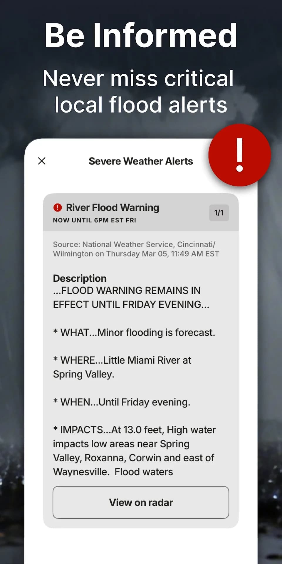 The Weather Channel — Captura de pantalla 3