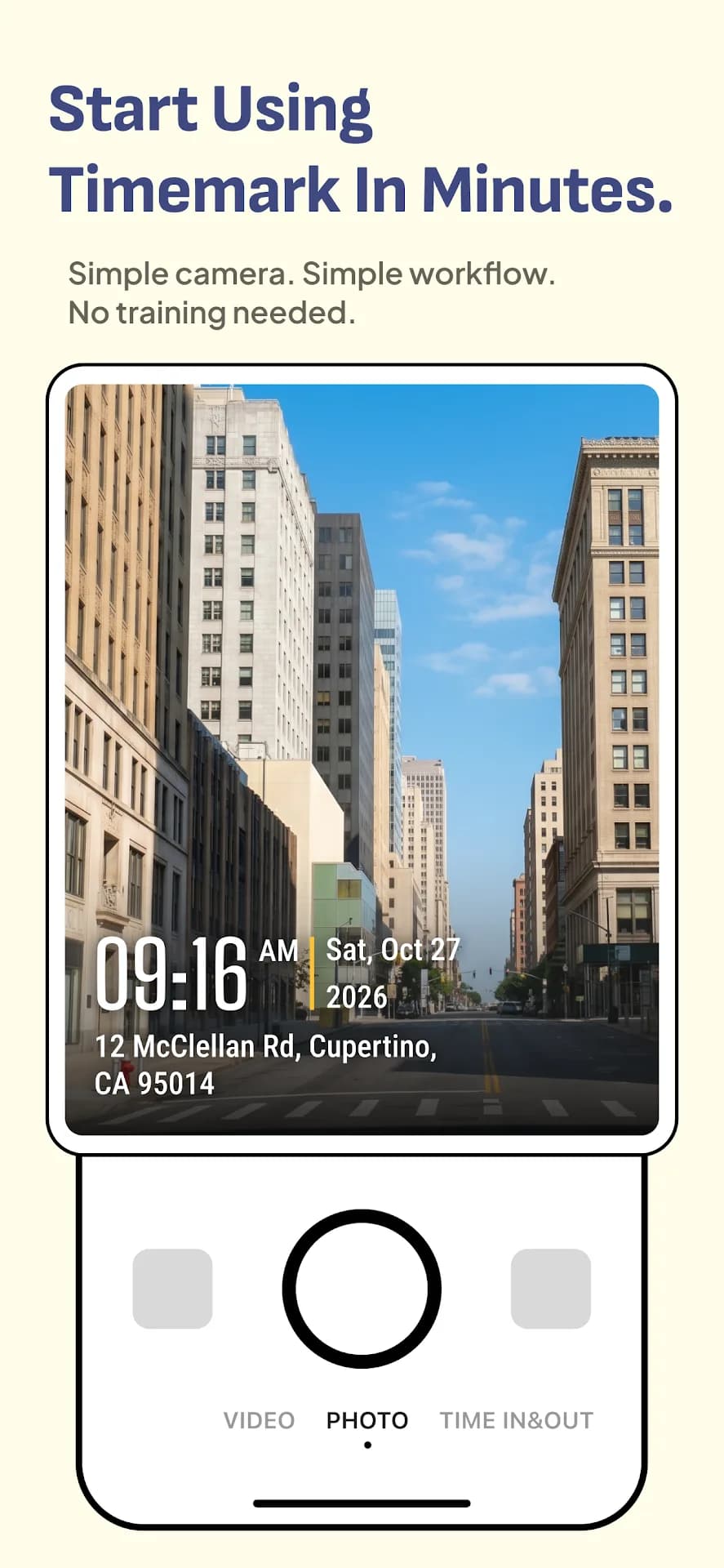 Timemark: Photo Proof — Captura de tela 8