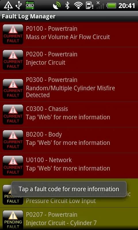 Torque Pro — Capture d’écran 8