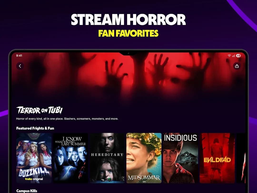 Tubi TV — Captura de tela 6