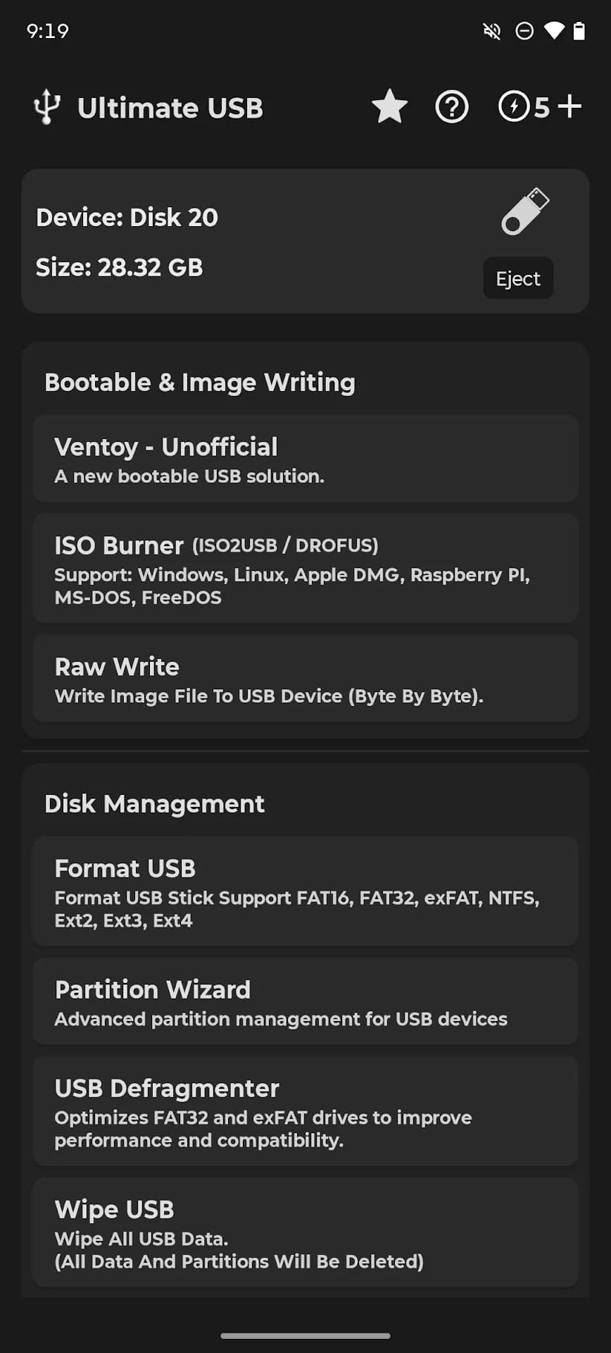 Ultimate USB — Captura de tela 1