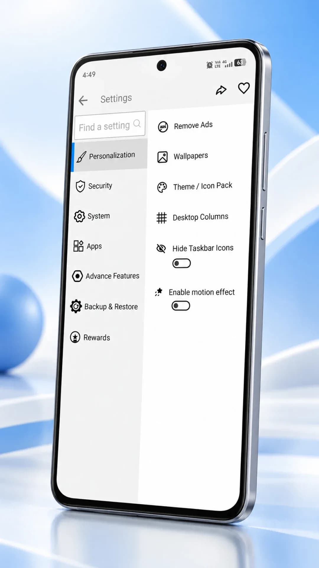 Win 11 Launcher — Capture d’écran 4
