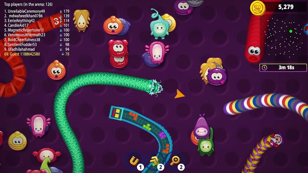 Worms Zone.io — Captura de pantalla 5