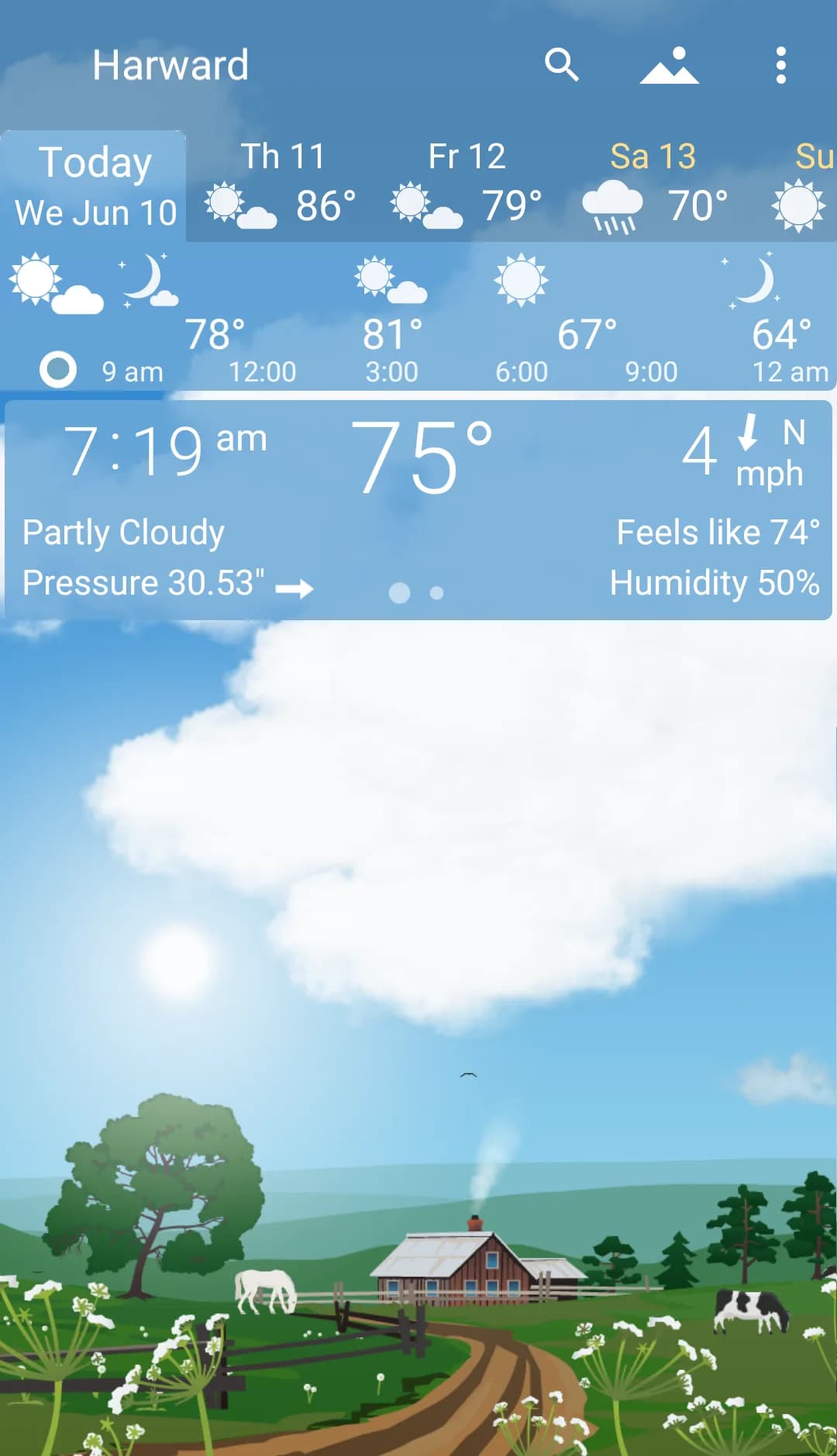 YoWindow Weather — Captura de pantalla 2