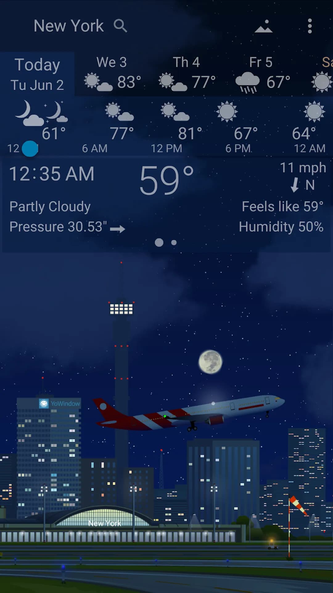 YoWindow Weather — Captura de pantalla 7